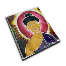 Tapiz Batik Buda Índigo