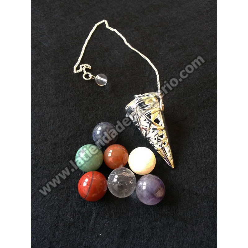 Péndulo de Poder con chakras