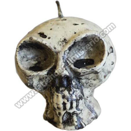 Calavera. Vela de Halloween