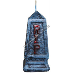 Monumento RIP. Vela de Halloween