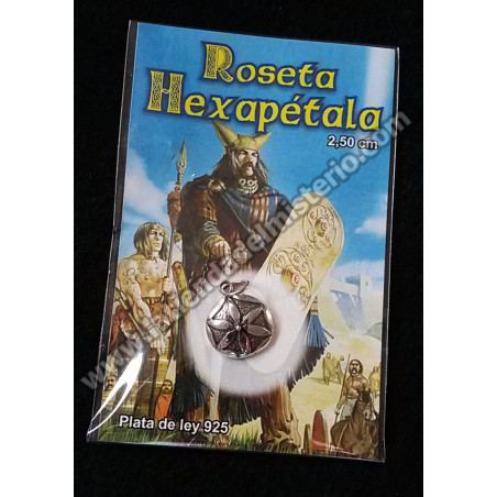 Roseta Hexapétala. Colgante