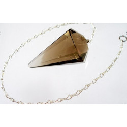 Péndulo cuarzo ahumado