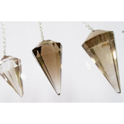 Péndulo cuarzo ahumado