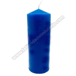 Velón azul (con tubo protector)