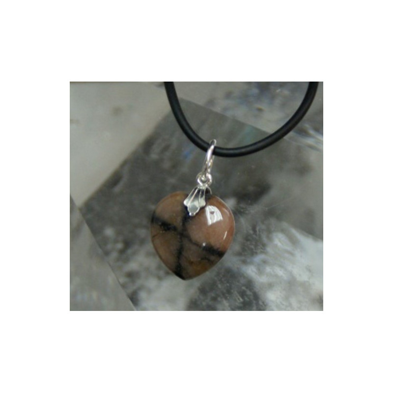 Corazón de Quiastolita. Colgante