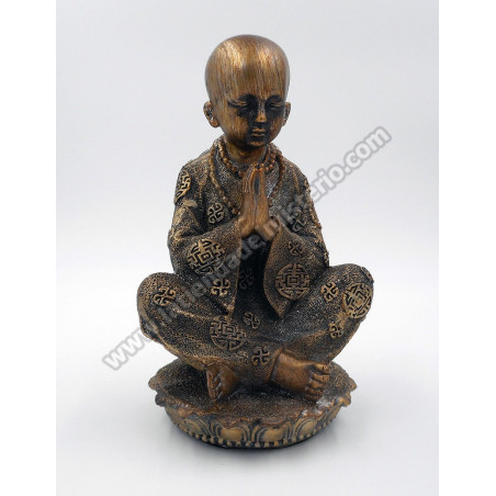 Buda meditando bronce