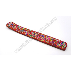 Incensario de la India rojo