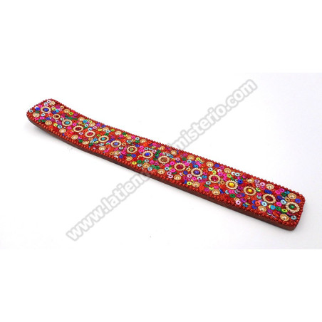 Incensario de la India rojo