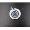 Espiral nácar. Colgante