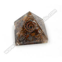 Orgonita Ojo de tigre con espiral