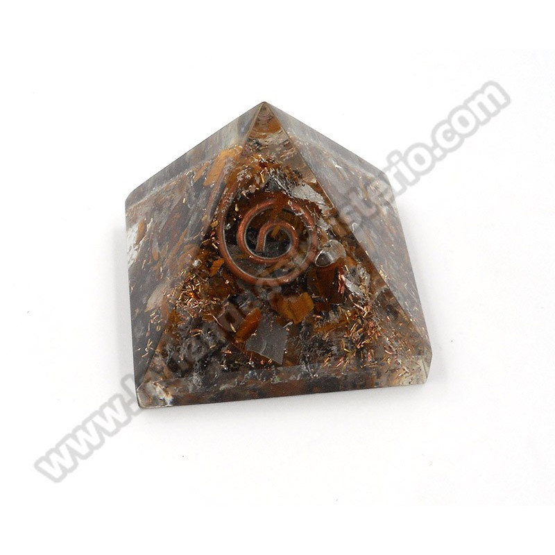 Orgonita Ojo de tigre con espiral