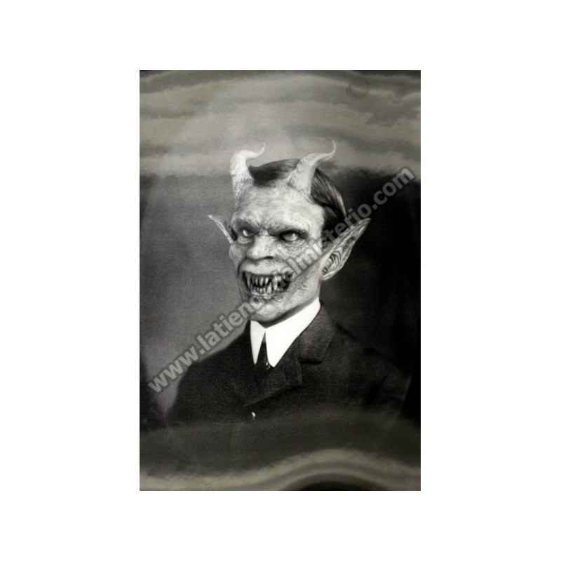 Joven demonio. Lámina gótica 3D grande