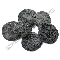 Lava negra rodado plano