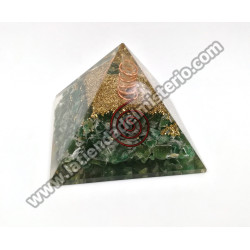 Orgonita Galaxy cuarzo verde 7 x 7 cm