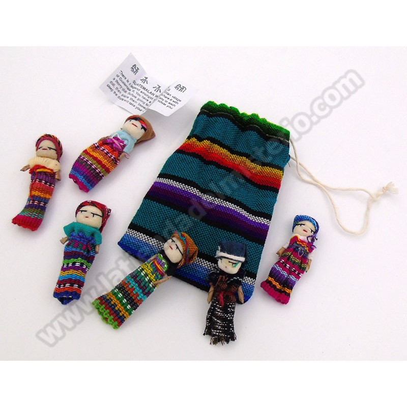 Muñecas quitapenas. Grandes