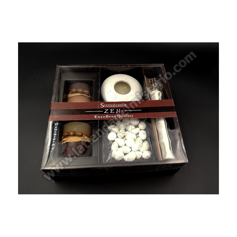 Altar Zen velas e incienso