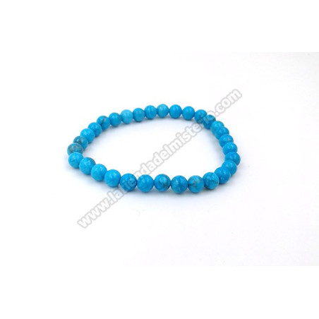 Pulsera de turquenita 6 mm