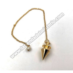 Péndulo gota dorada 3,3 cm.