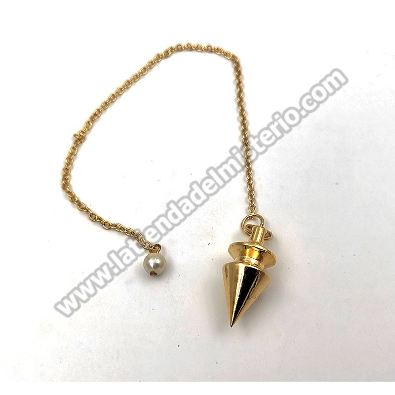 Péndulo gota dorada 3,3 cm.