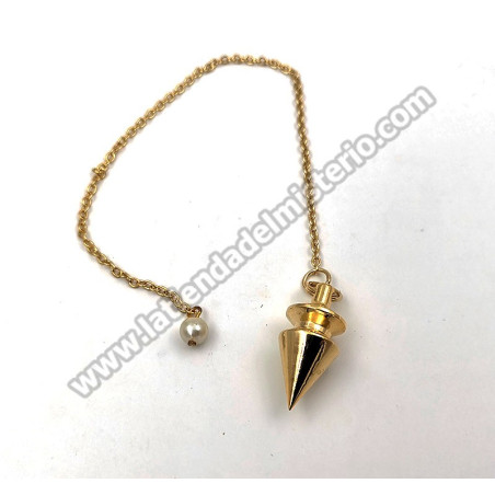 Péndulo gota dorada 3,3 cm.