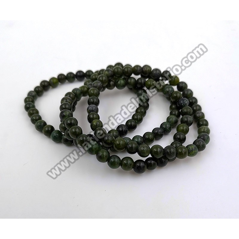 Pulsera de Jade canadiense 6mm