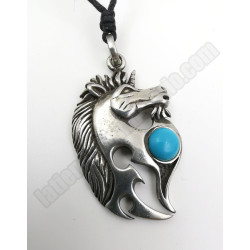 Unicornio Mágico con piedra azul