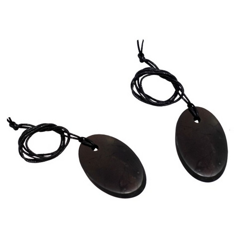 Colgante de Shungita ovalado