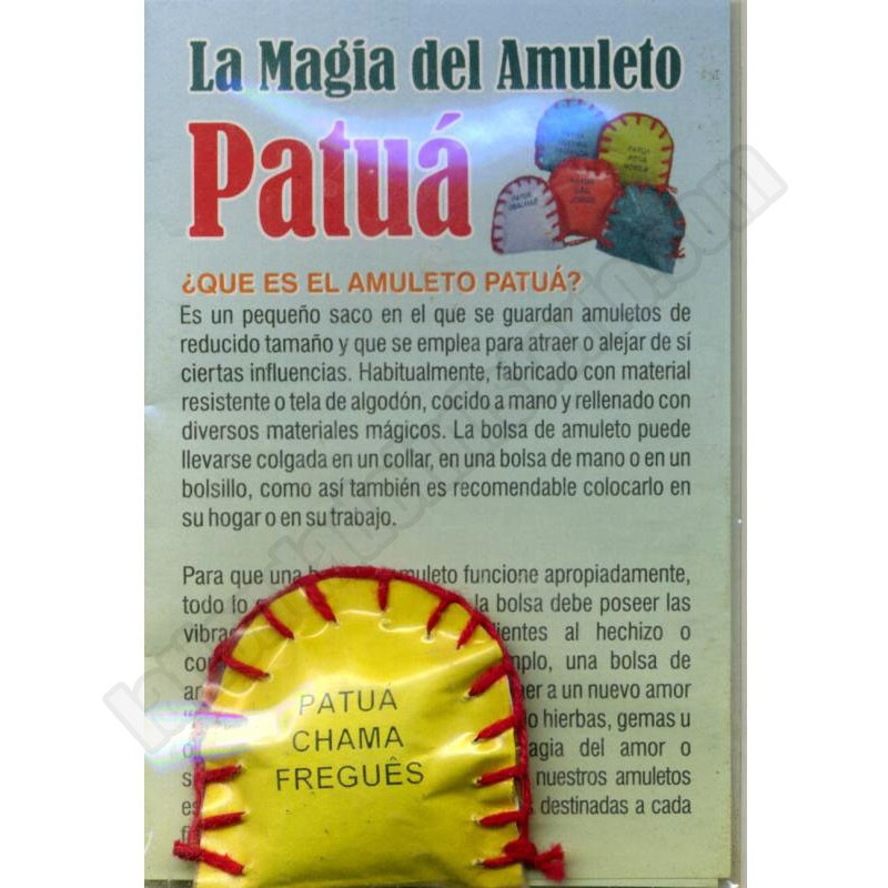 Amuleto Patuá atrae clientes