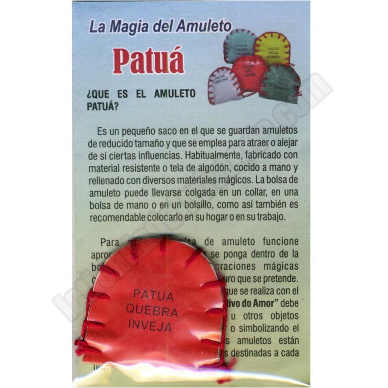 Amuleto Patuá Rompe envidia