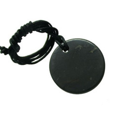 Colgante Círculo de shungita 4 cm.