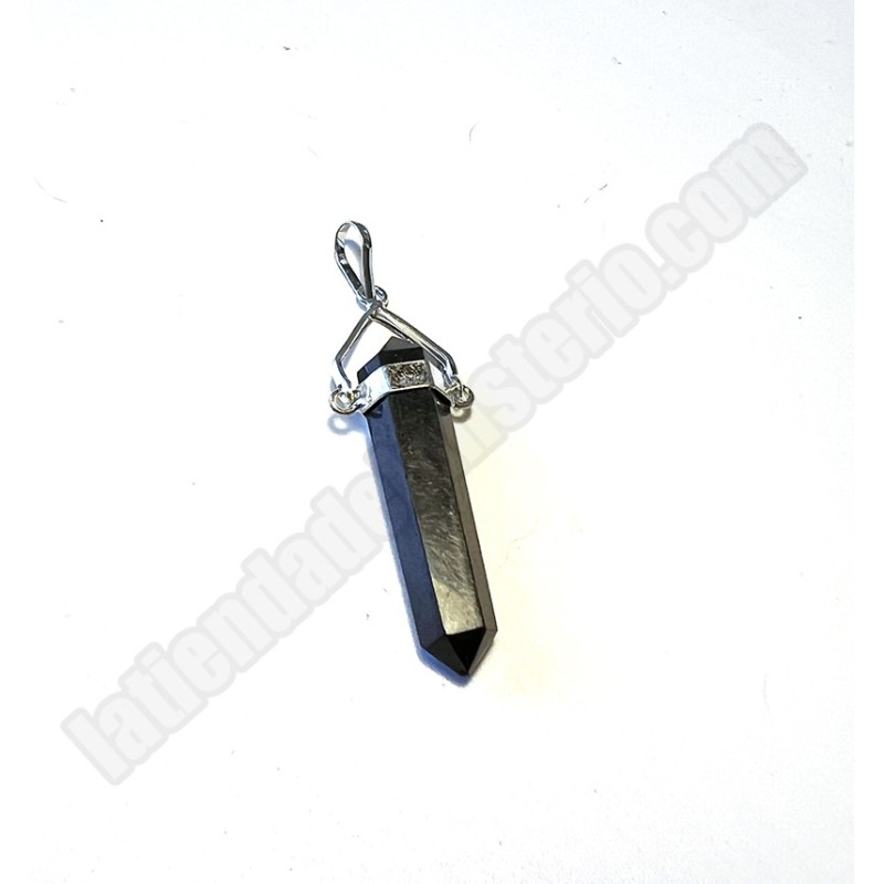 Colgante Shungita engarce plata