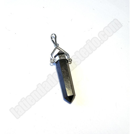 Colgante Shungita engarce plata