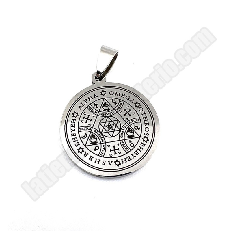 Sello Estrella de David con Simbología Mágica