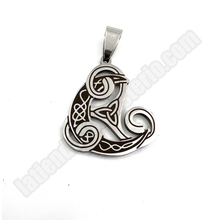 Trisquel con triqueta y luna