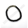 Pulsera de obsidiana con Labradorita