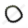 Pulsera de obsidiana con Jade canadiense