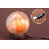 Lámpara de sal esfera con USB